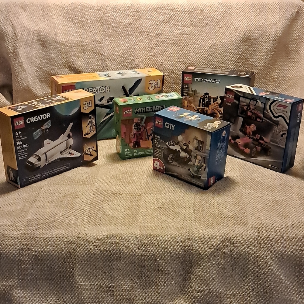 LEGO Creator, Minecraft, City, and Technic Sets
